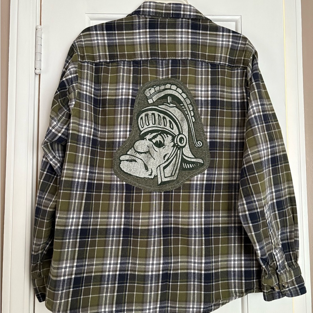 Michigan State University flannel shirt